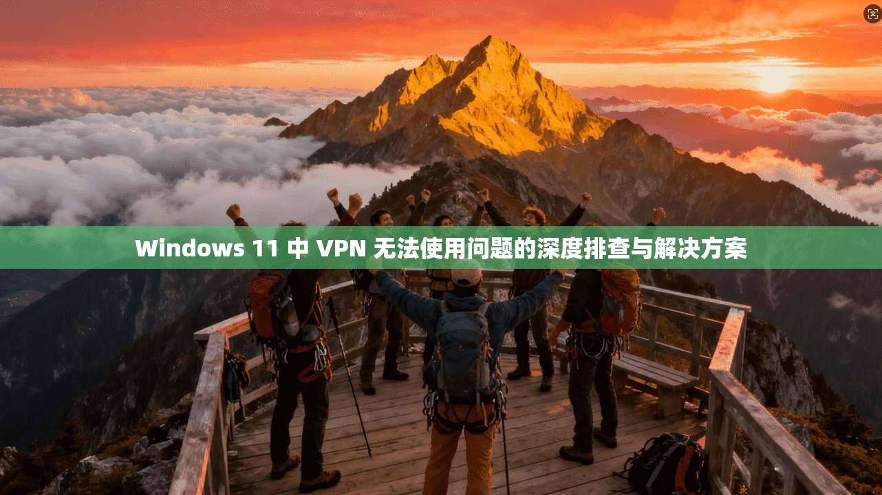 Windows 11 中 VPN 无法使用问题的深度排查与解决方案