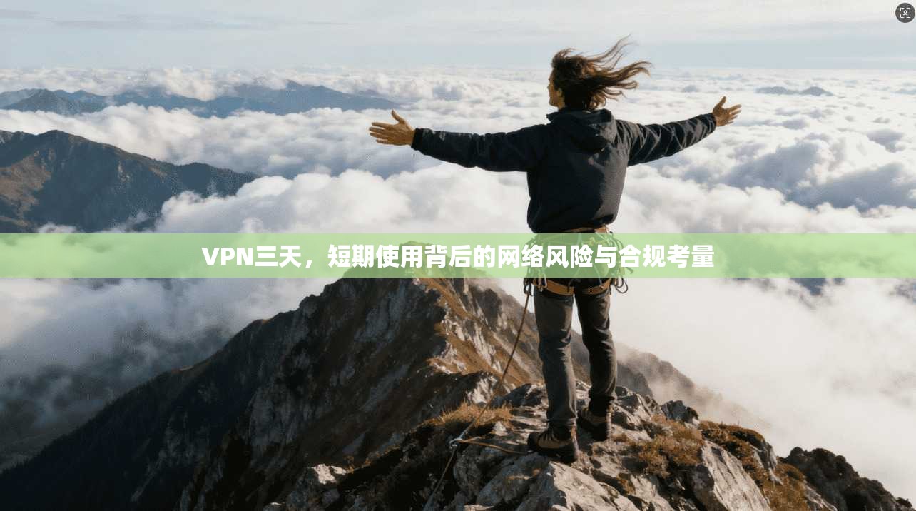VPN三天，短期使用背后的网络风险与合规考量