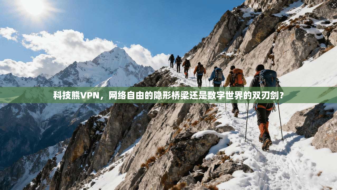 科技熊VPN，网络自由的隐形桥梁还是数字世界的双刃剑？