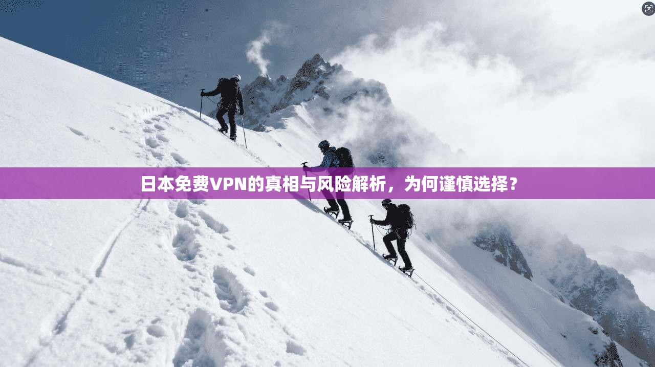 日本免费VPN的真相与风险解析,为何谨慎选择?