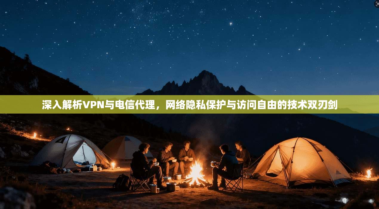 深入解析VPN与电信代理，网络隐私保护与访问自由的技术双刃剑