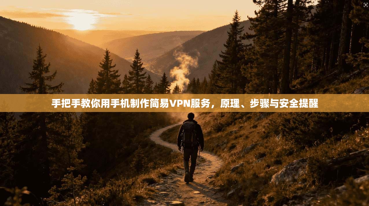 手把手教你用手机制作简易VPN服务，原理、步骤与安全提醒