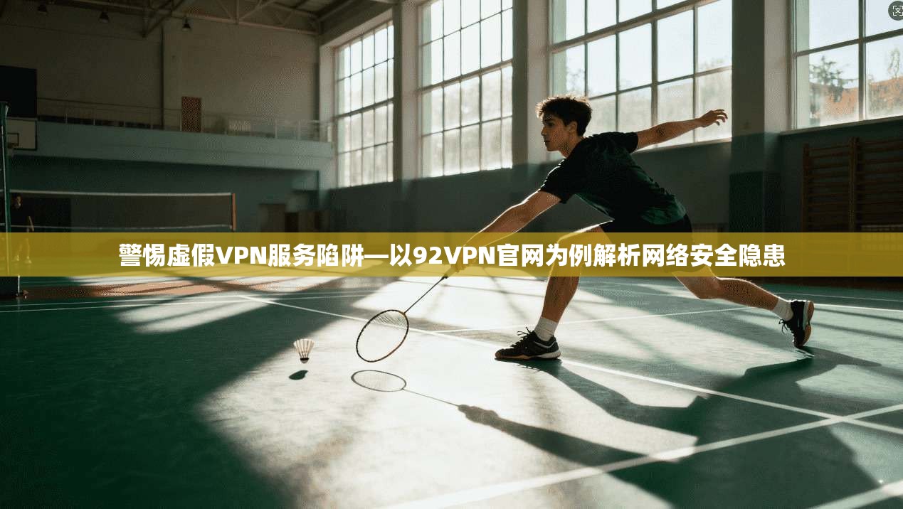 警惕虚假VPN服务陷阱—以92VPN官网为例解析网络安全隐患