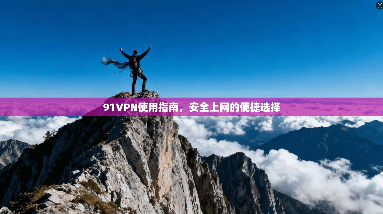 91VPN使用指南，安全上网的便捷选择