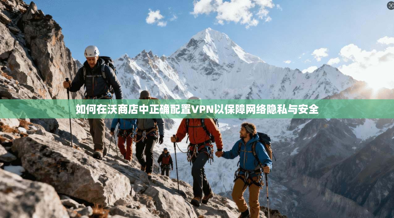 如何在沃商店中正确配置VPN以保障网络隐私与安全