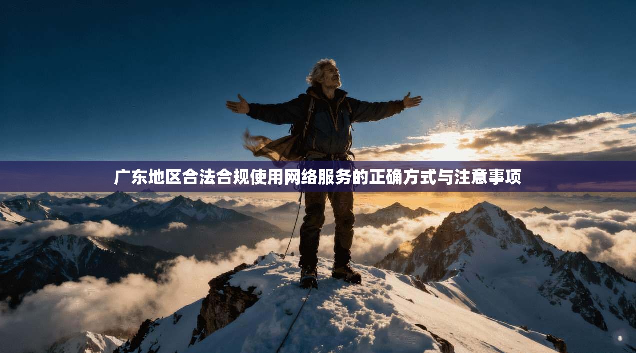 广东地区合法合规使用网络服务的正确方式与注意事项