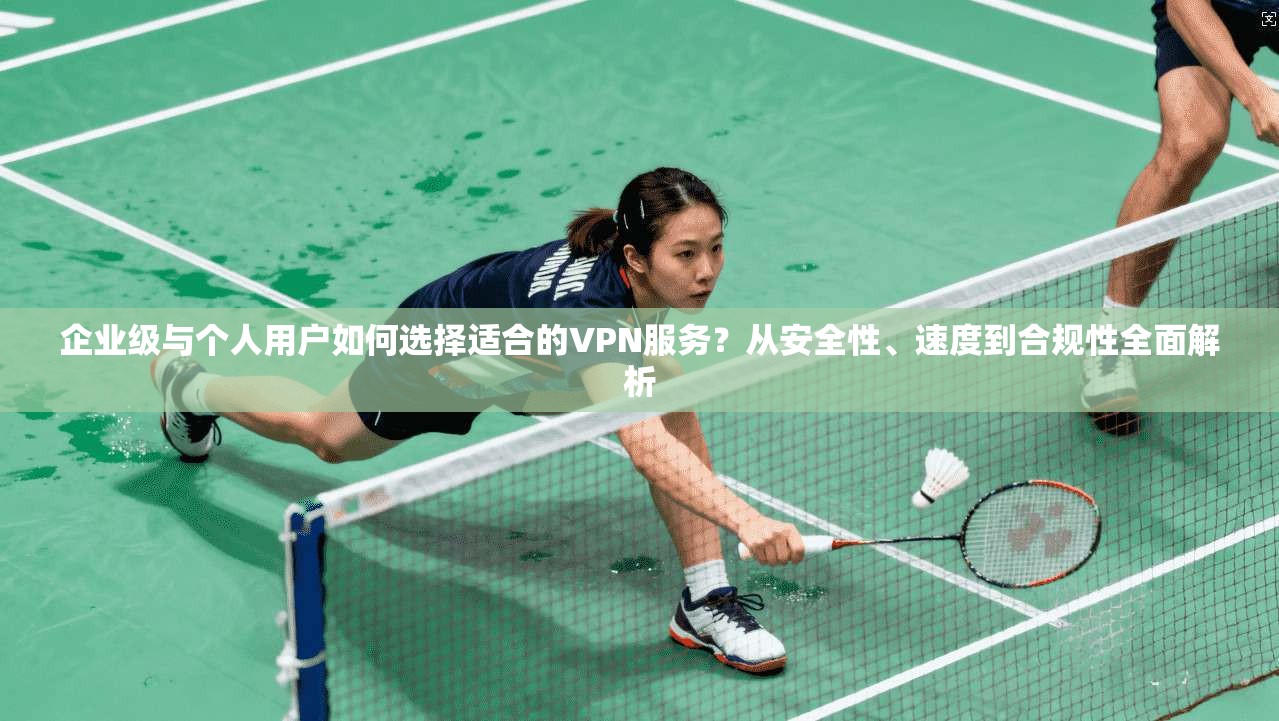 企业级与个人用户如何选择适合的VPN服务？从安全性、速度到合规性全面解析
