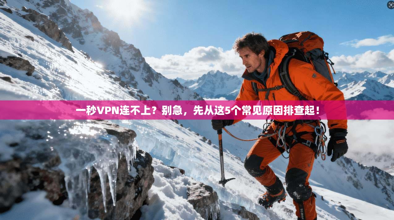 一秒VPN连不上？别急，先从这5个常见原因排查起！