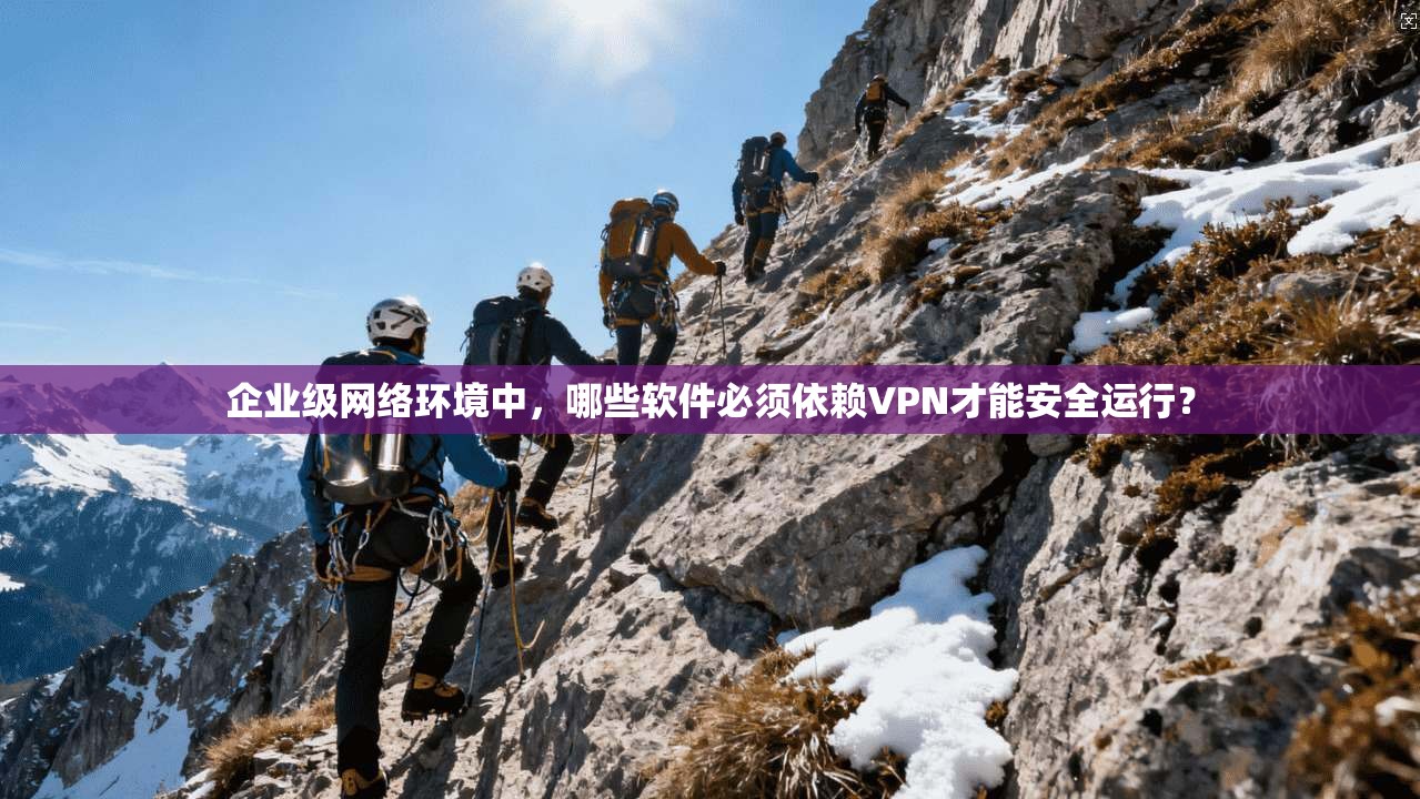 企业级网络环境中，哪些软件必须依赖VPN才能安全运行？