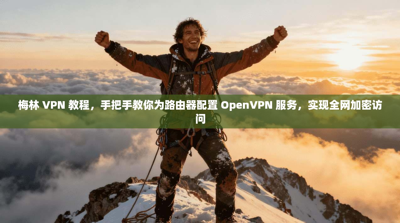 梅林 VPN 教程，手把手教你为路由器配置 OpenVPN 服务，实现全网加密访问