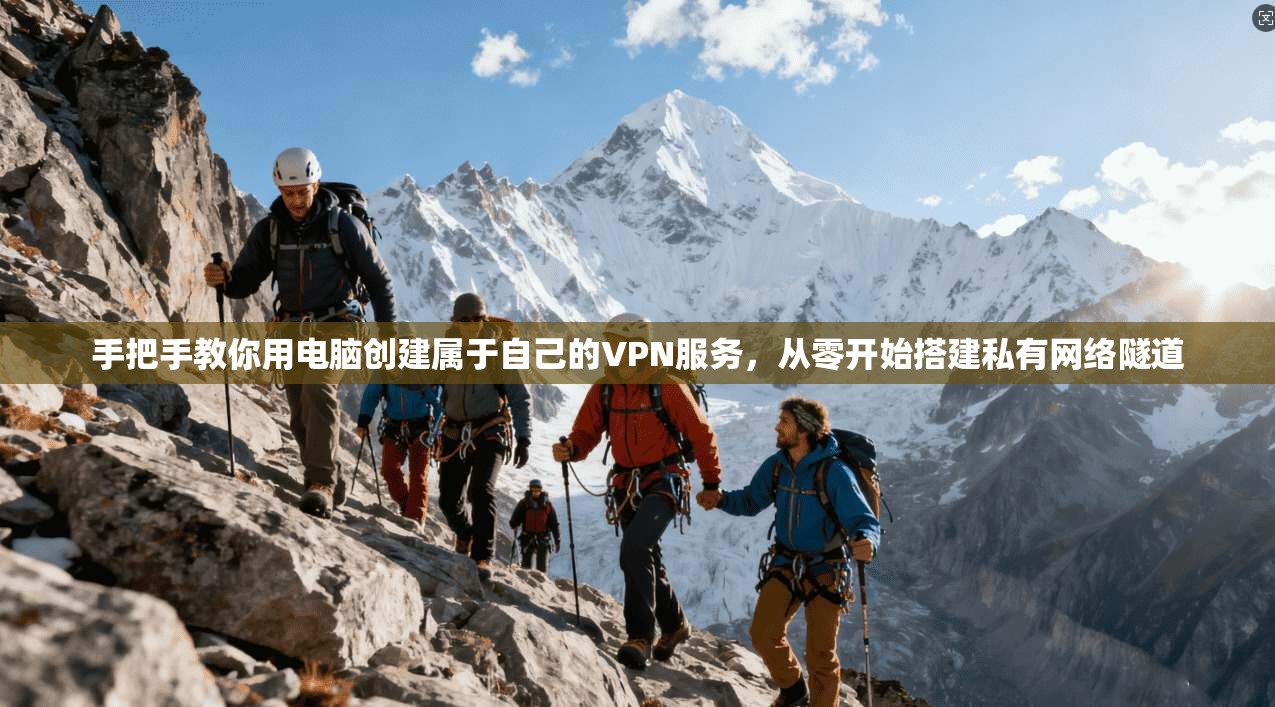 手把手教你用电脑创建属于自己的VPN服务,从零开始搭建私有网络隧道