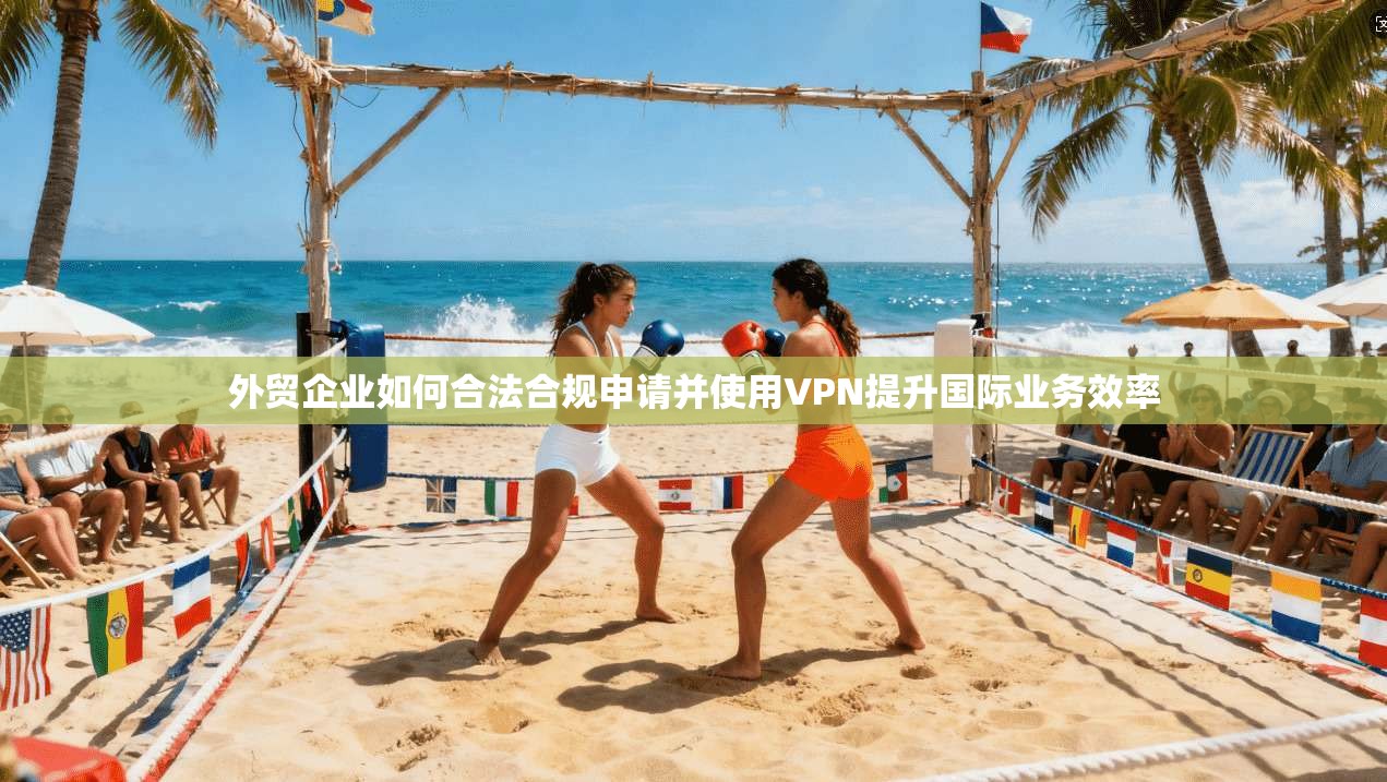 外贸企业如何合法合规申请并使用VPN提升国际业务效率