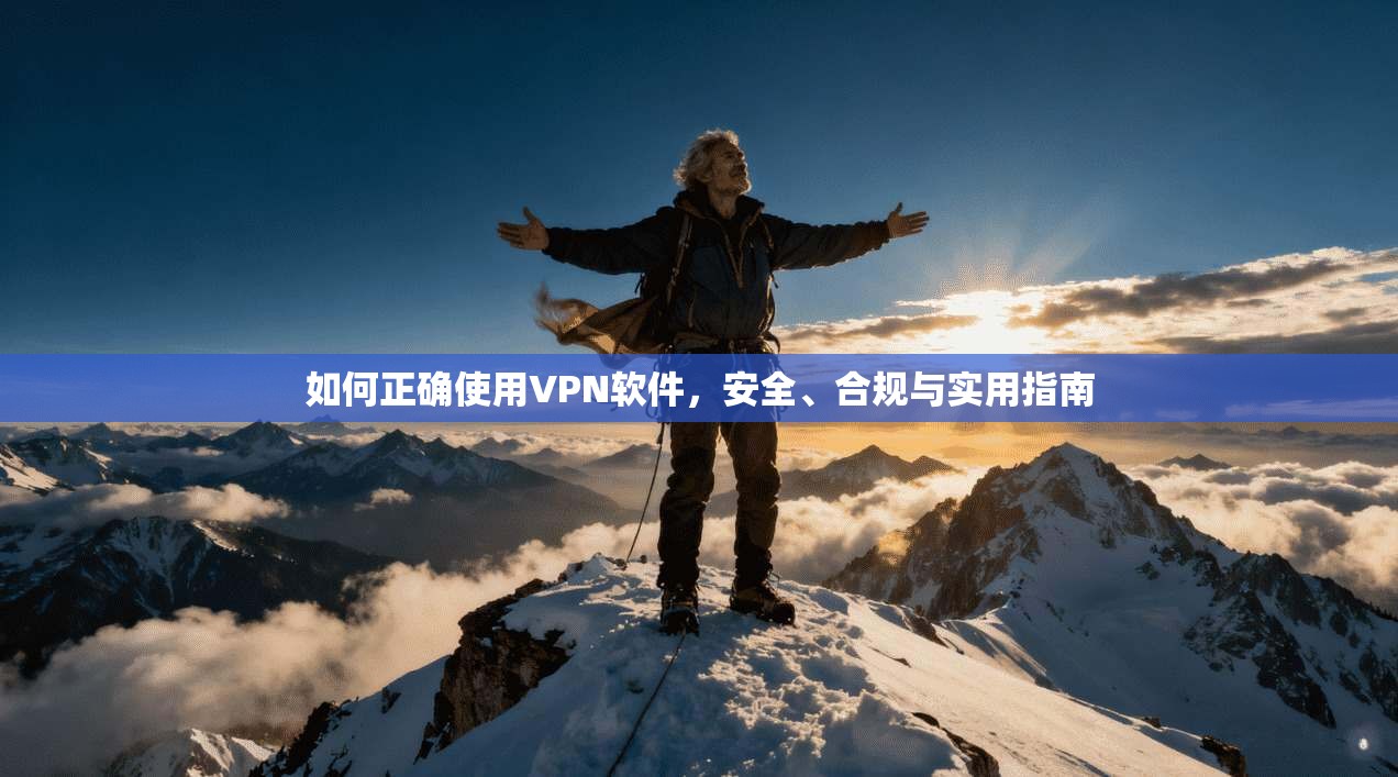如何正确使用VPN软件，安全、合规与实用指南