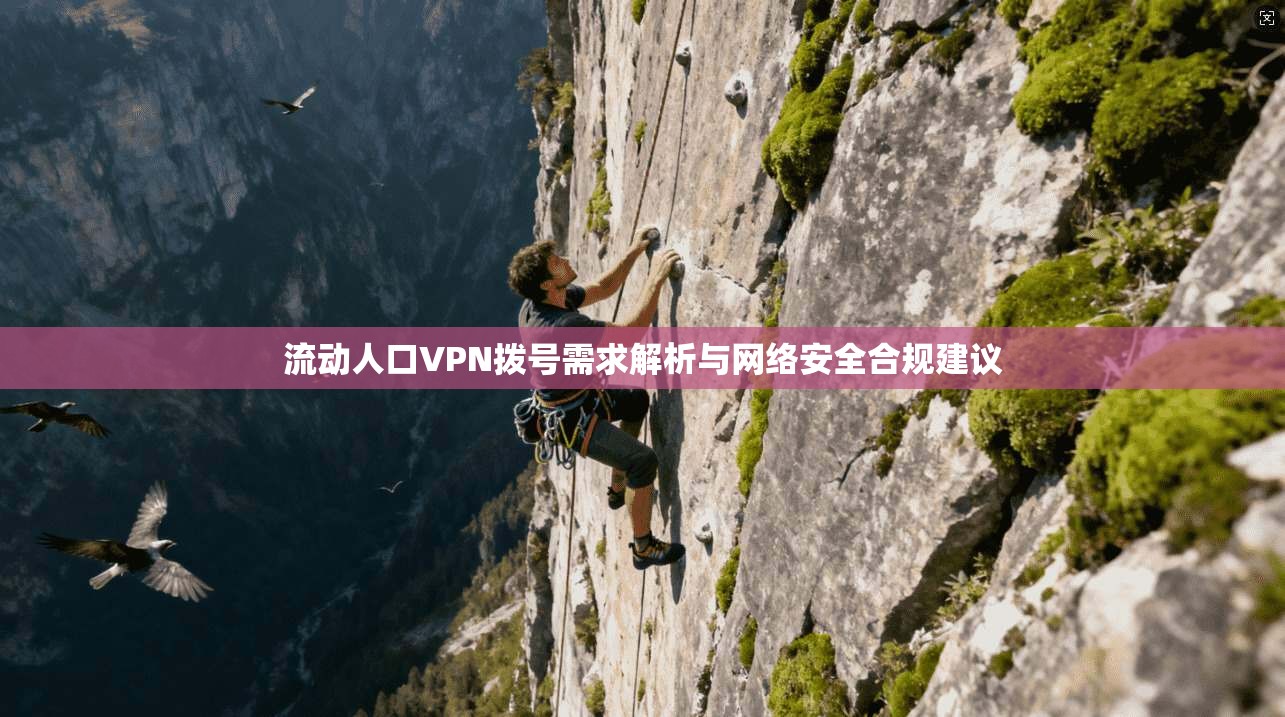 流动人口VPN拨号需求解析与网络安全合规建议