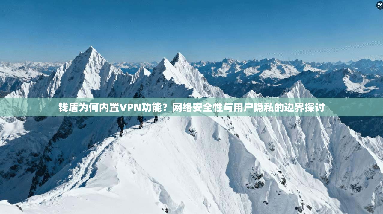 钱盾为何内置VPN功能？网络安全性与用户隐私的边界探讨