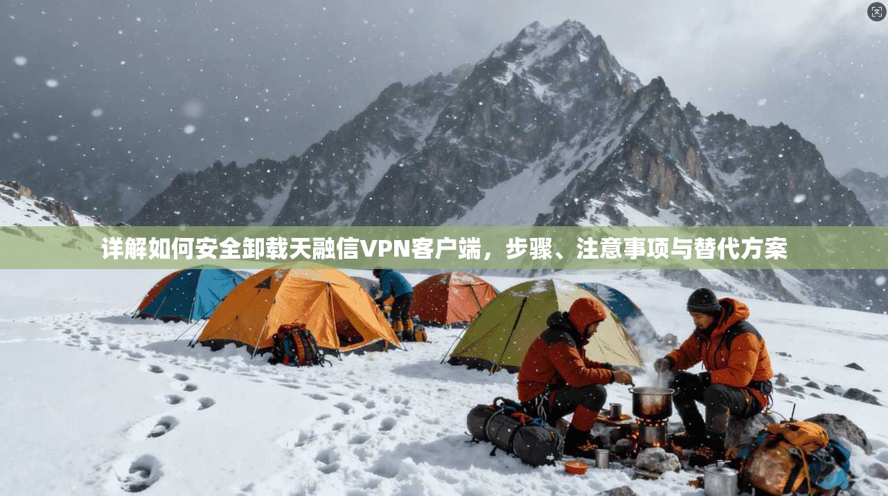 详解如何安全卸载天融信VPN客户端，步骤、注意事项与替代方案