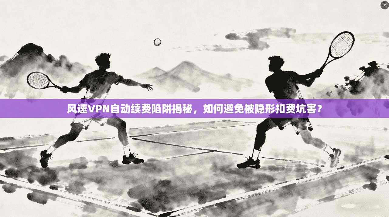 风速VPN自动续费陷阱揭秘，如何避免被隐形扣费坑害？
