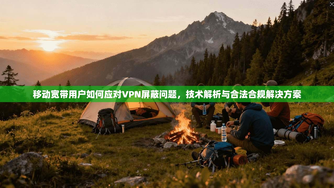 移动宽带用户如何应对VPN屏蔽问题，技术解析与合法合规解决方案