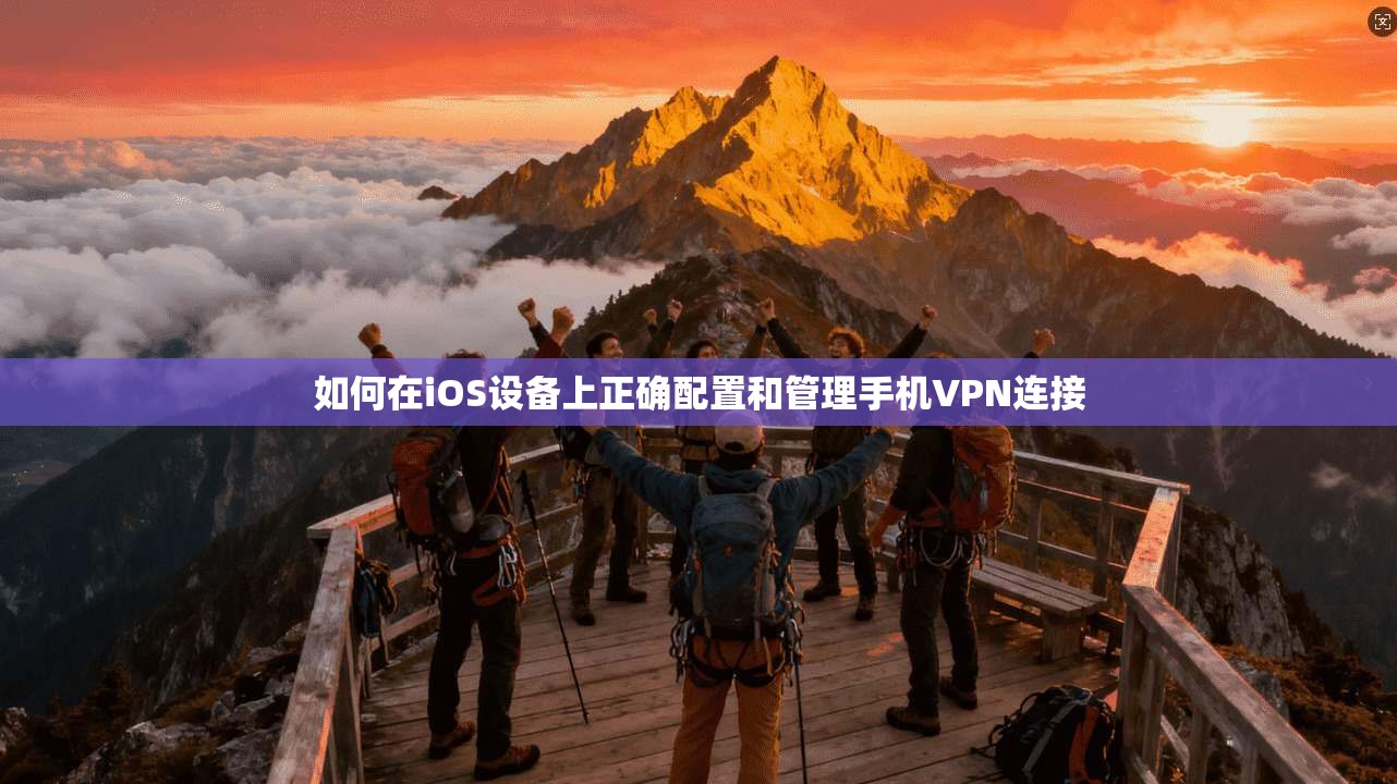 如何在iOS设备上正确配置和管理手机VPN连接