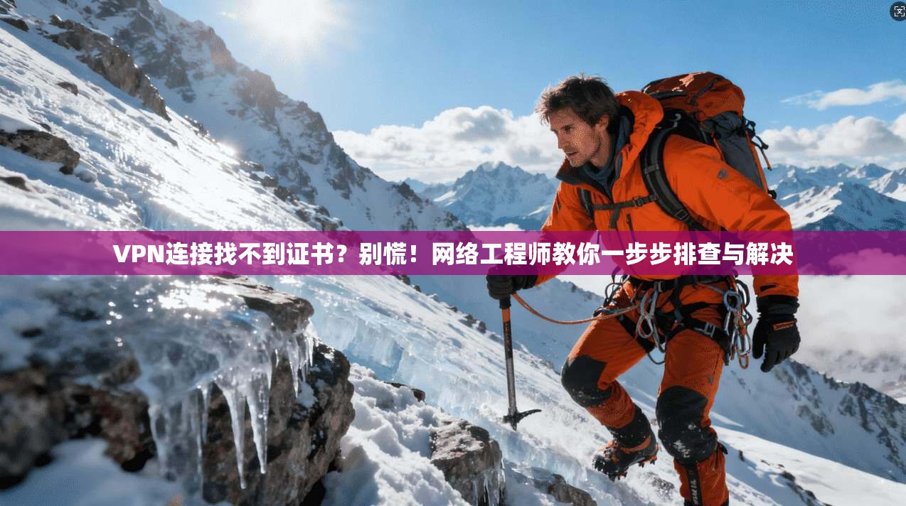 VPN连接找不到证书？别慌！网络工程师教你一步步排查与解决