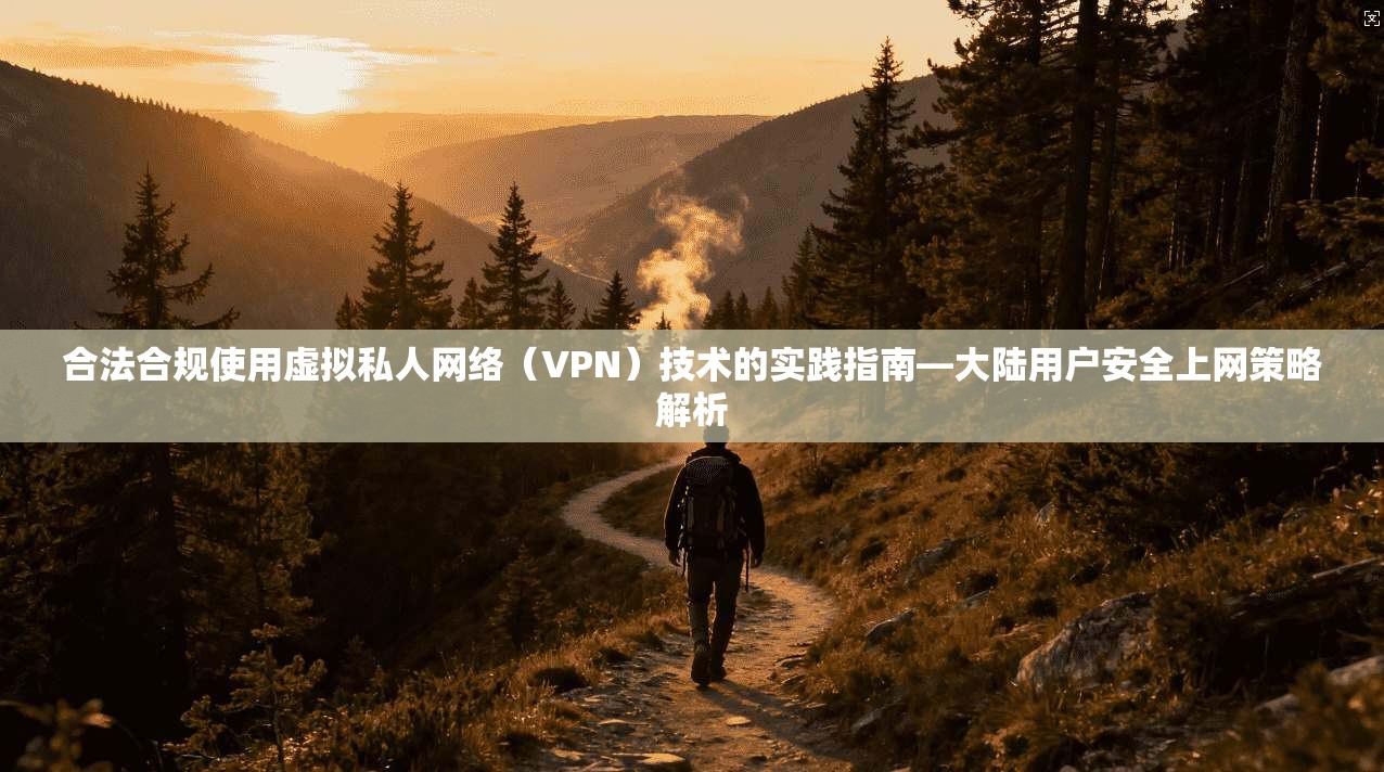 合法合规使用虚拟私人网络(VPN)技术的实践指南—大陆用户安全上网策略解析