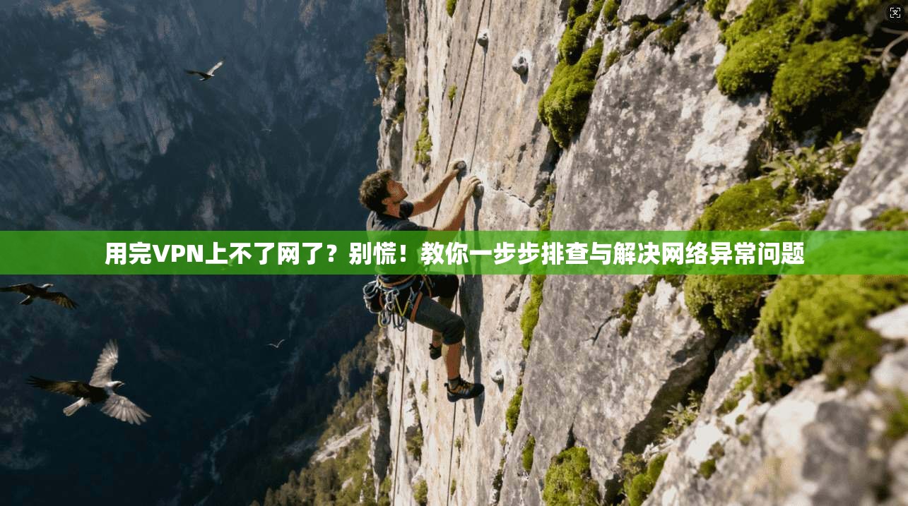 用完VPN上不了网了?别慌!教你一步步排查与解决网络异常问题
