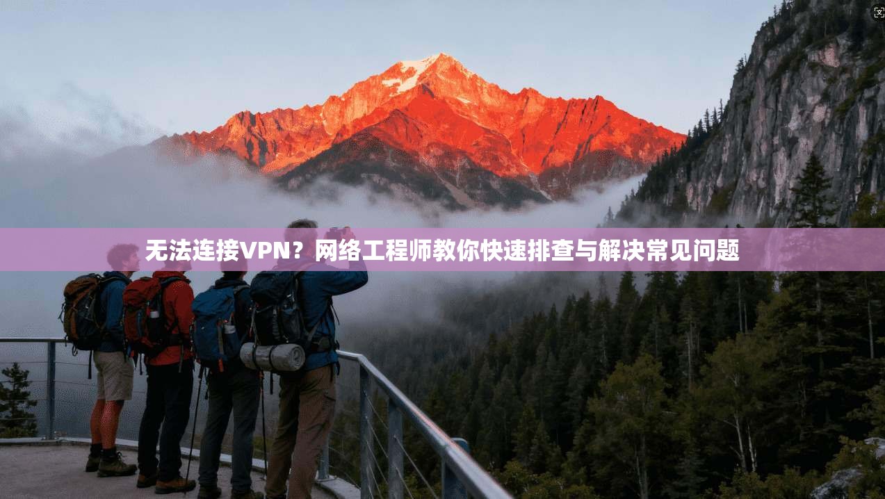 无法连接VPN？网络工程师教你快速排查与解决常见问题