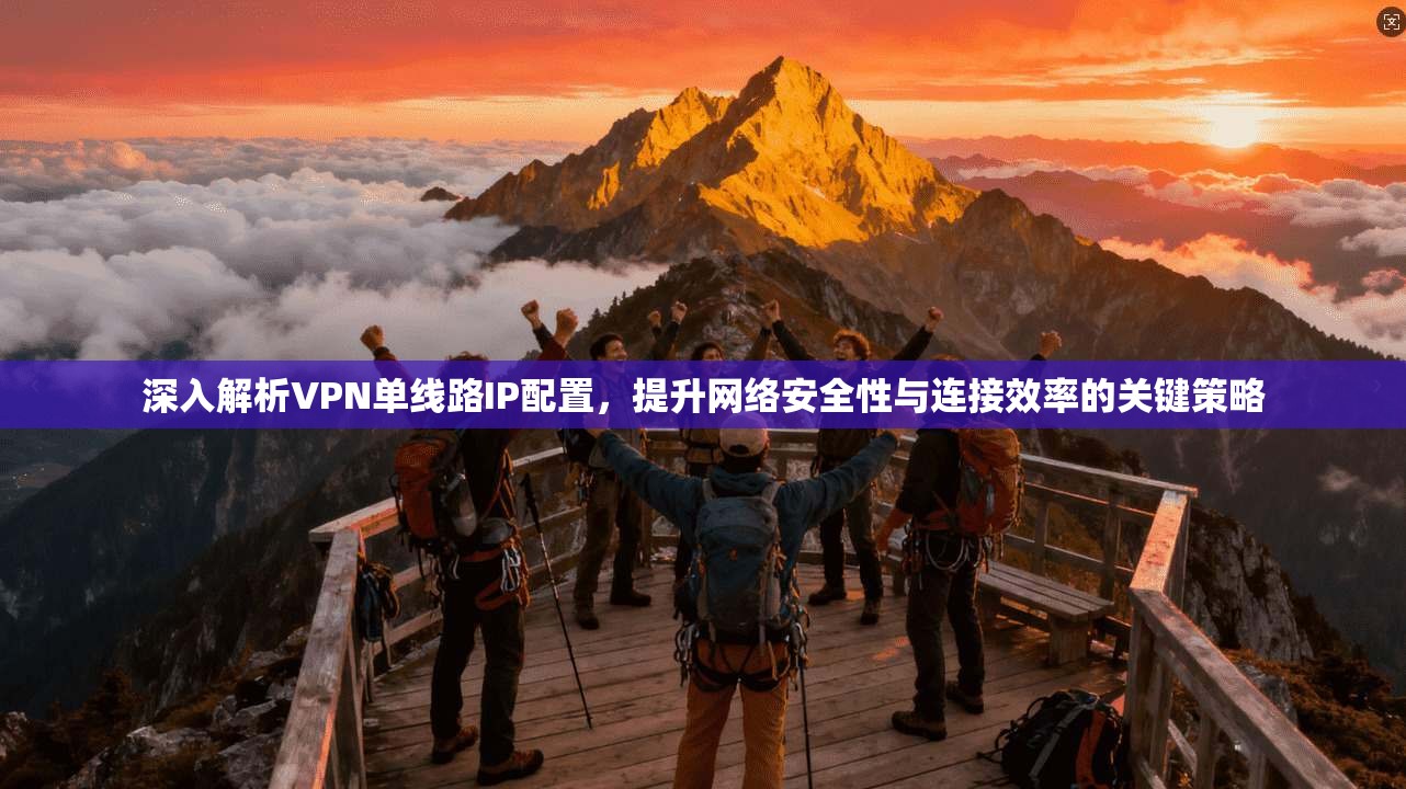 深入解析VPN单线路IP配置,提升网络安全性与连接效率的关键策略