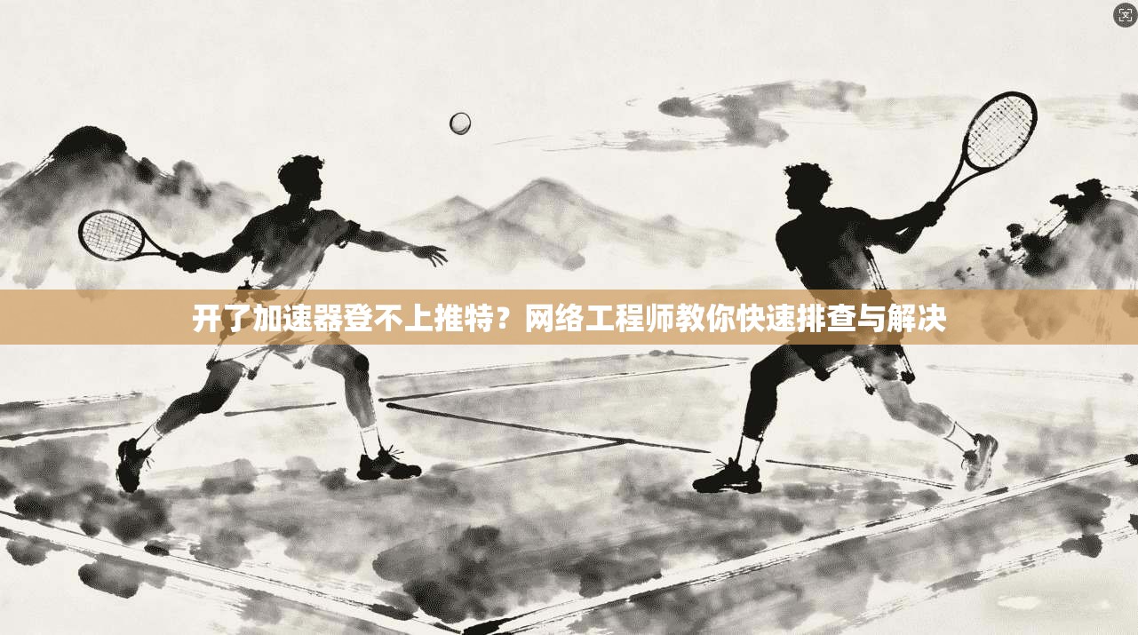 开了加速器登不上推特？网络工程师教你快速排查与解决