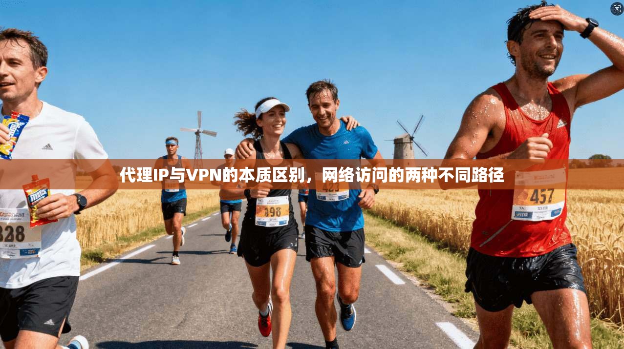 代理IP与VPN的本质区别，网络访问的两种不同路径
